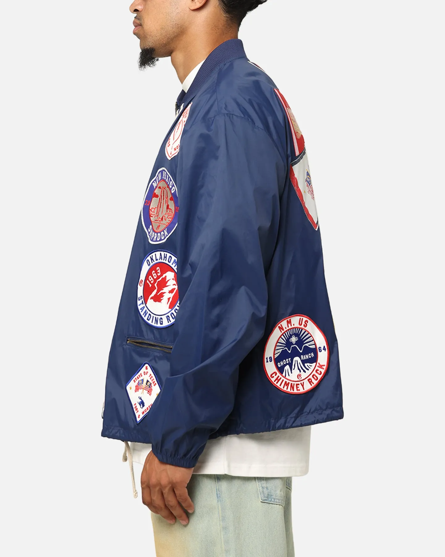 Champion Clothing Champion 60's Souvenir Jacket Athetlic Navy Cream
