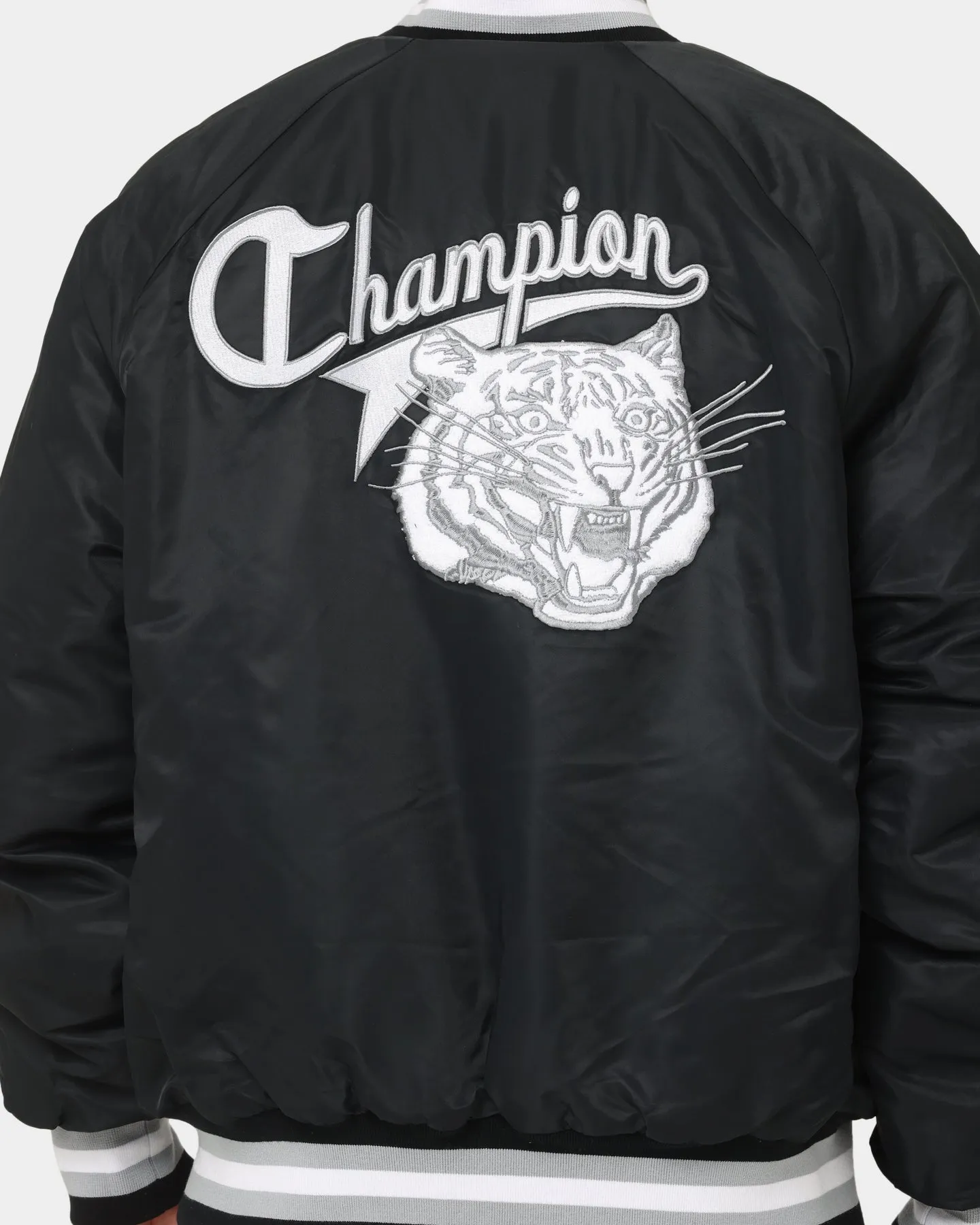 Champion Clothing Champion LFS Letterman Jacket Black