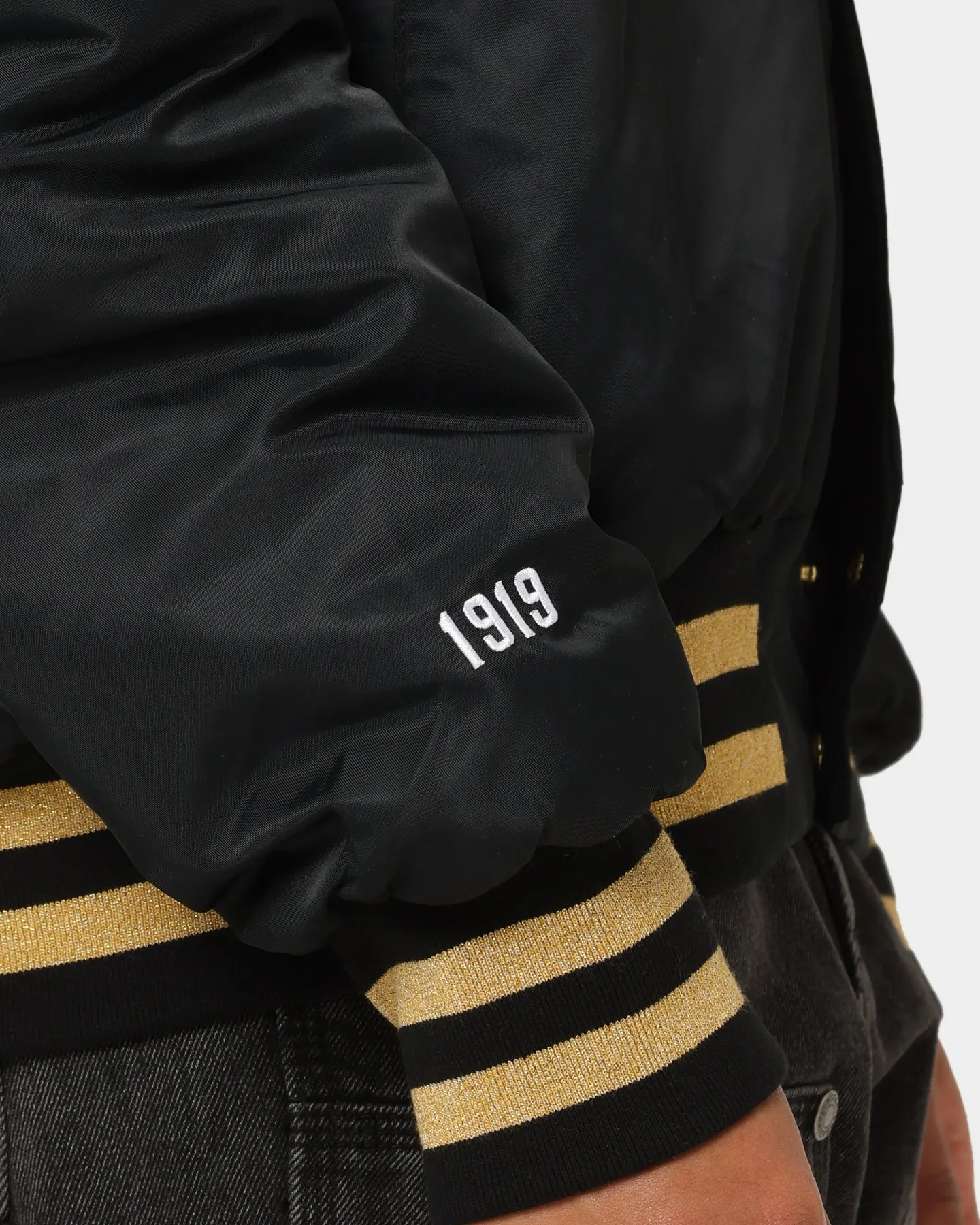 Champion Clothing Champion LFS Letterman Jacket Black/Gold