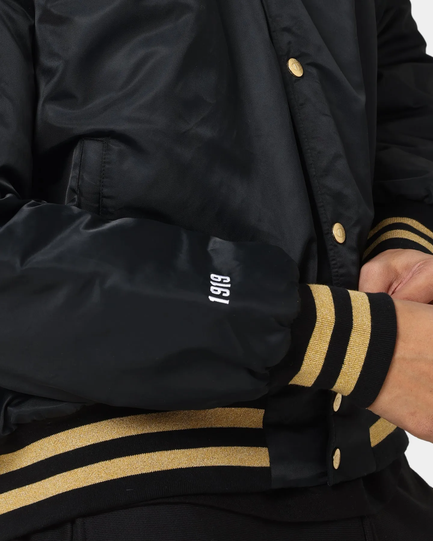 Champion Clothing Champion LFS Letterman Jacket Black/Gold