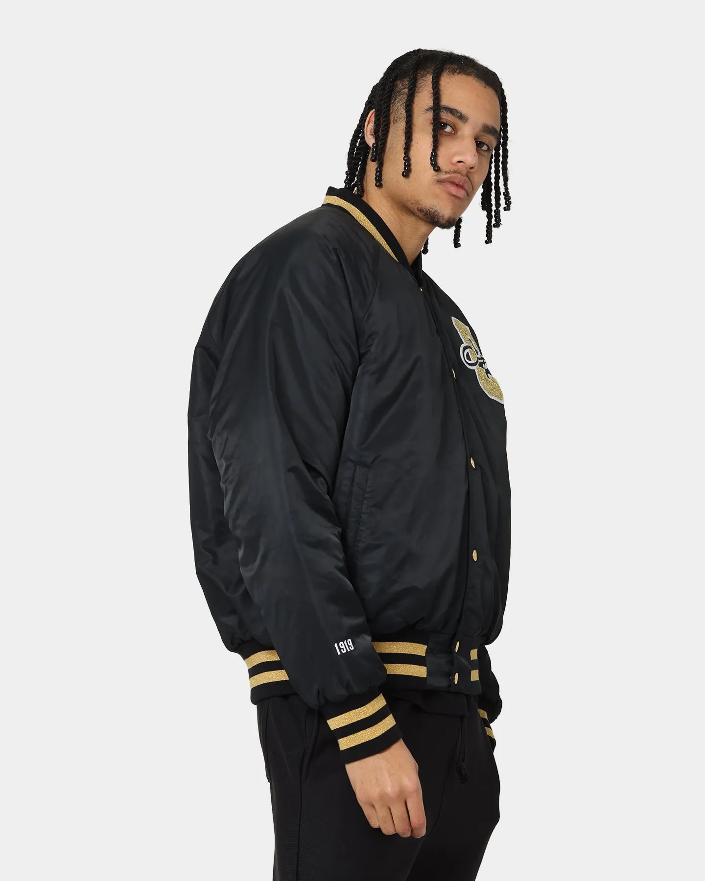 Champion Clothing Champion LFS Letterman Jacket Black/Gold