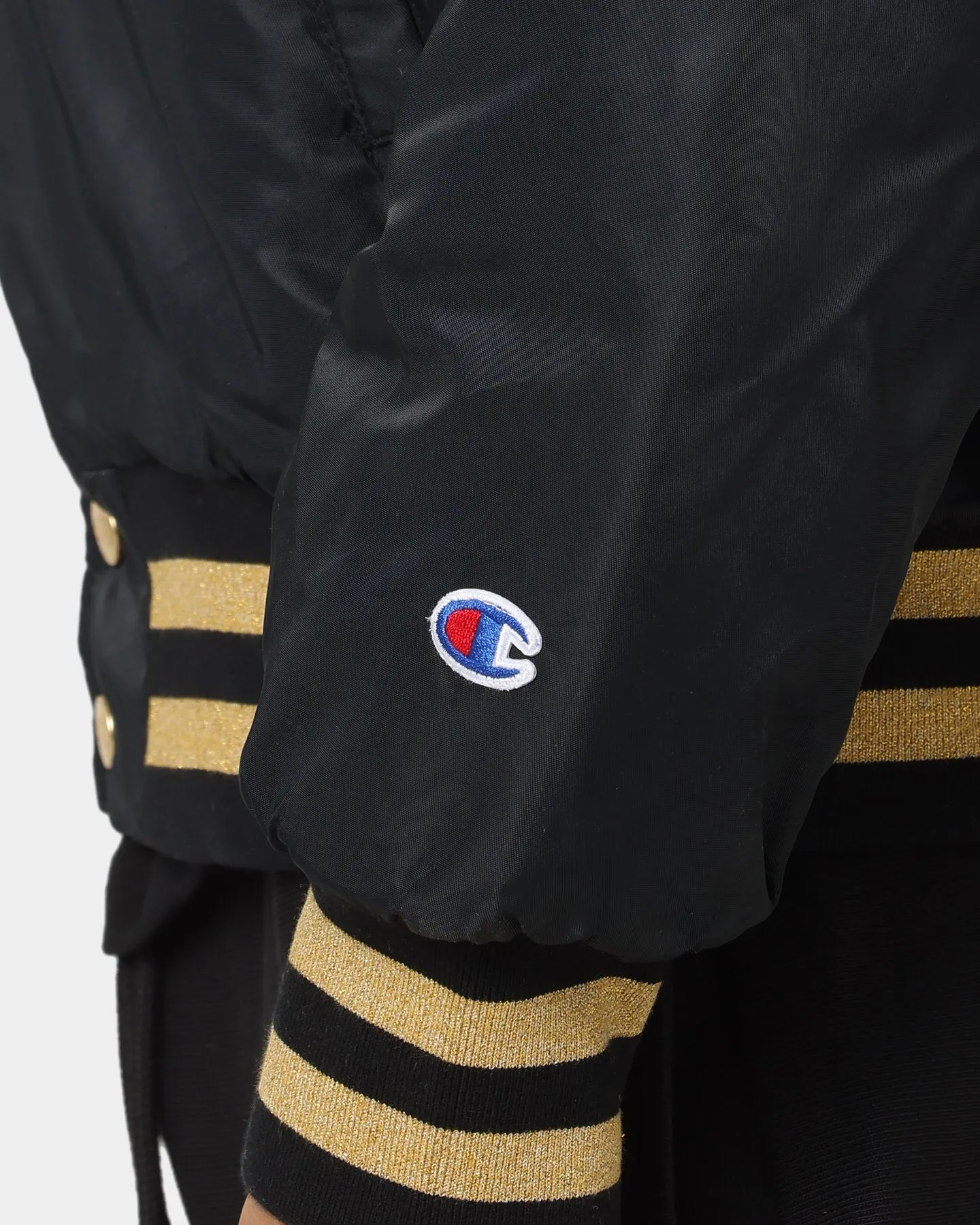 Champion Clothing Champion LFS Letterman Jacket Black/Gold