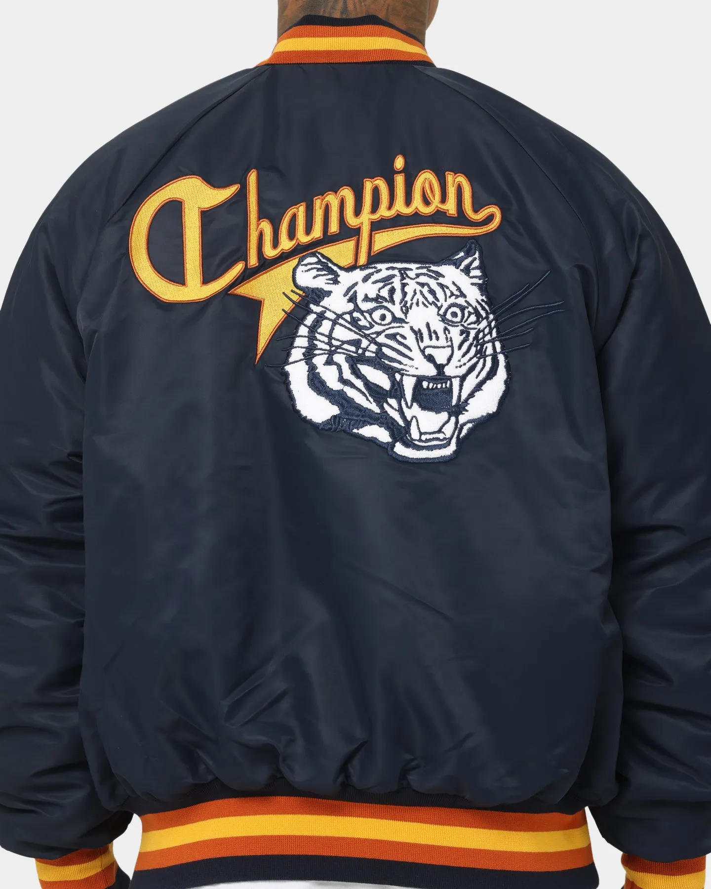 Champion Clothing Champion Lifestyle Letterman Jacket Navy