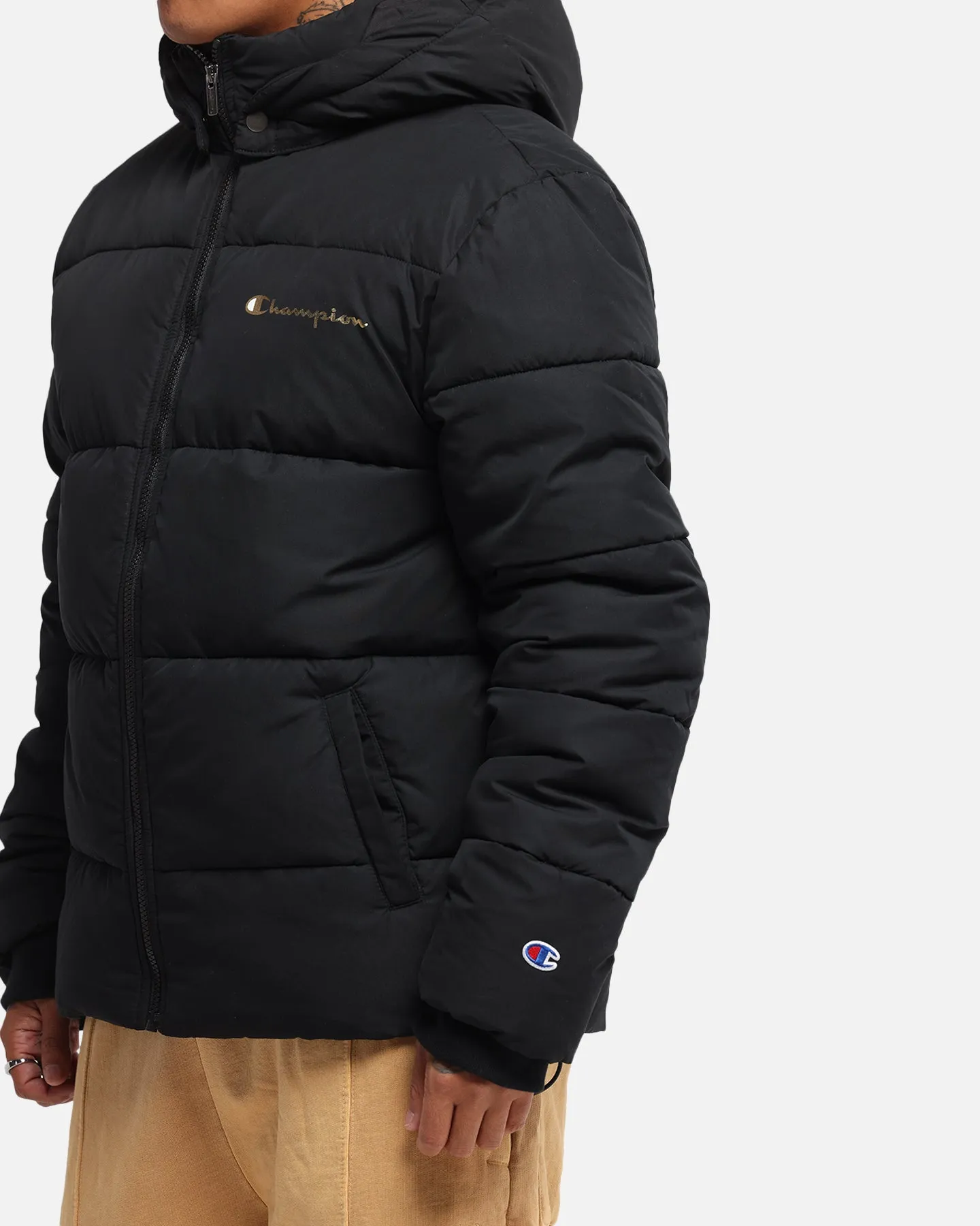 Champion Clothing Champion Rochester Puffer Jacket Black/Gold