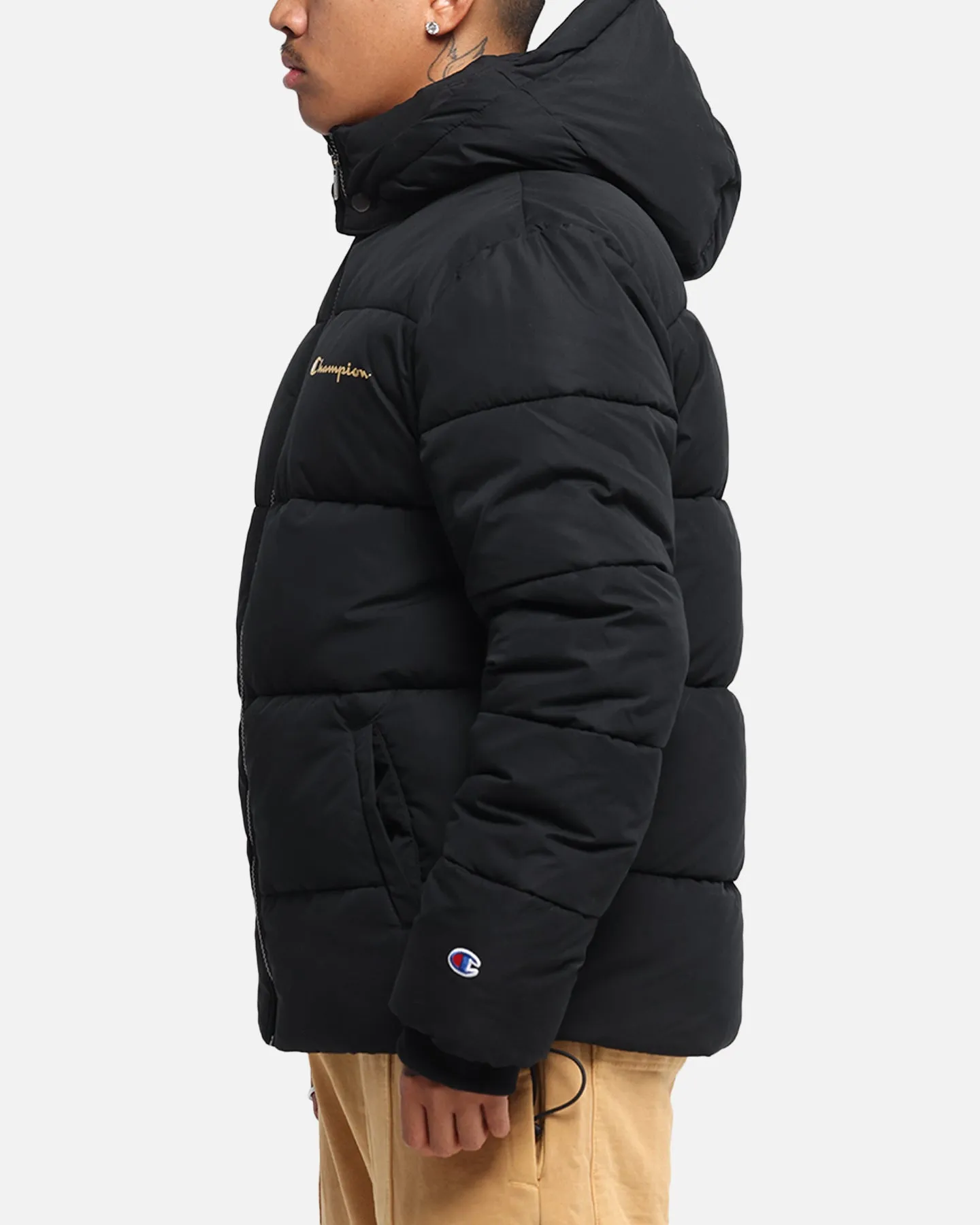 Champion Clothing Champion Rochester Puffer Jacket Black/Gold