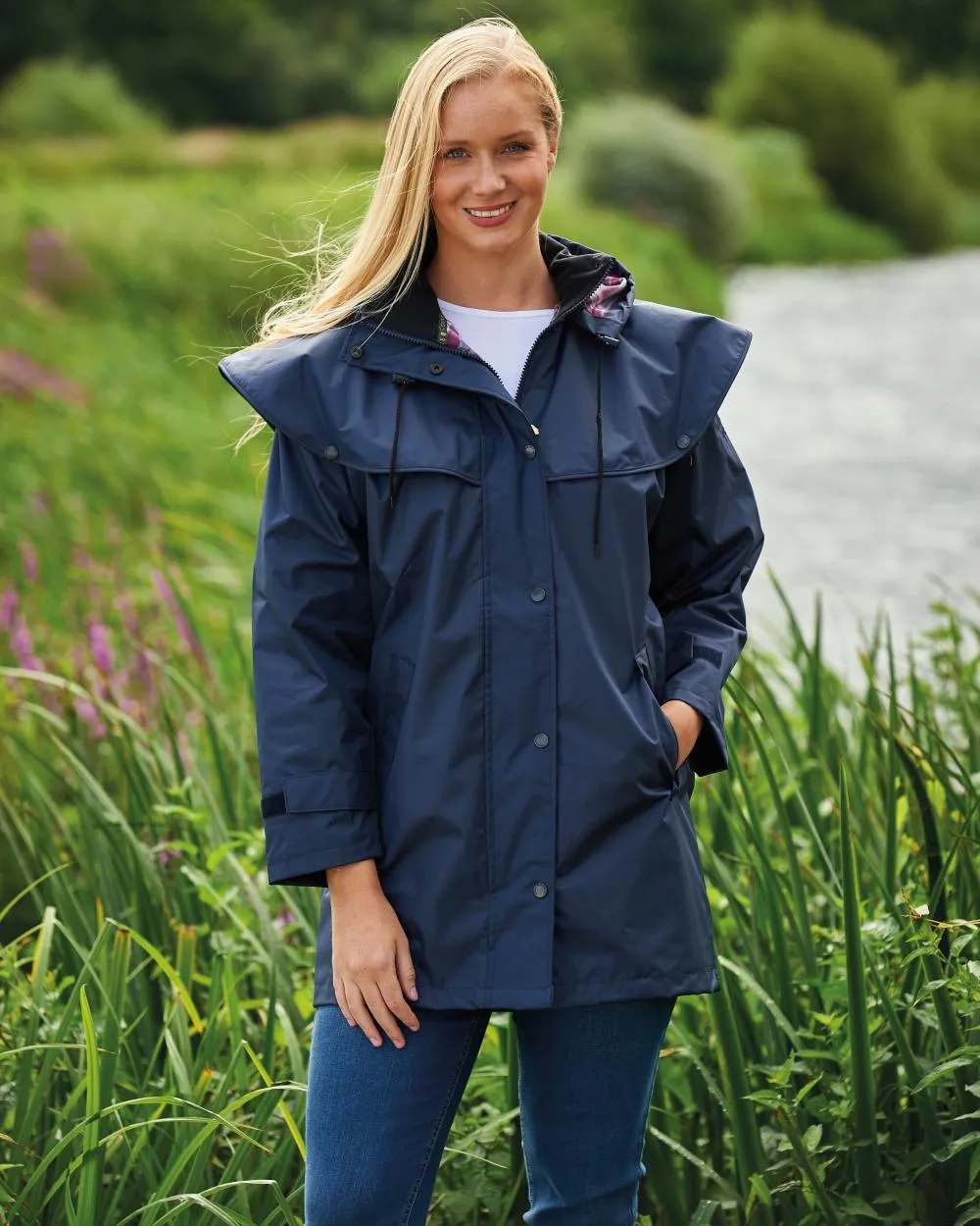 Champion Windsor Ladies Three-Quarter Length Waterproof Coat Champion
