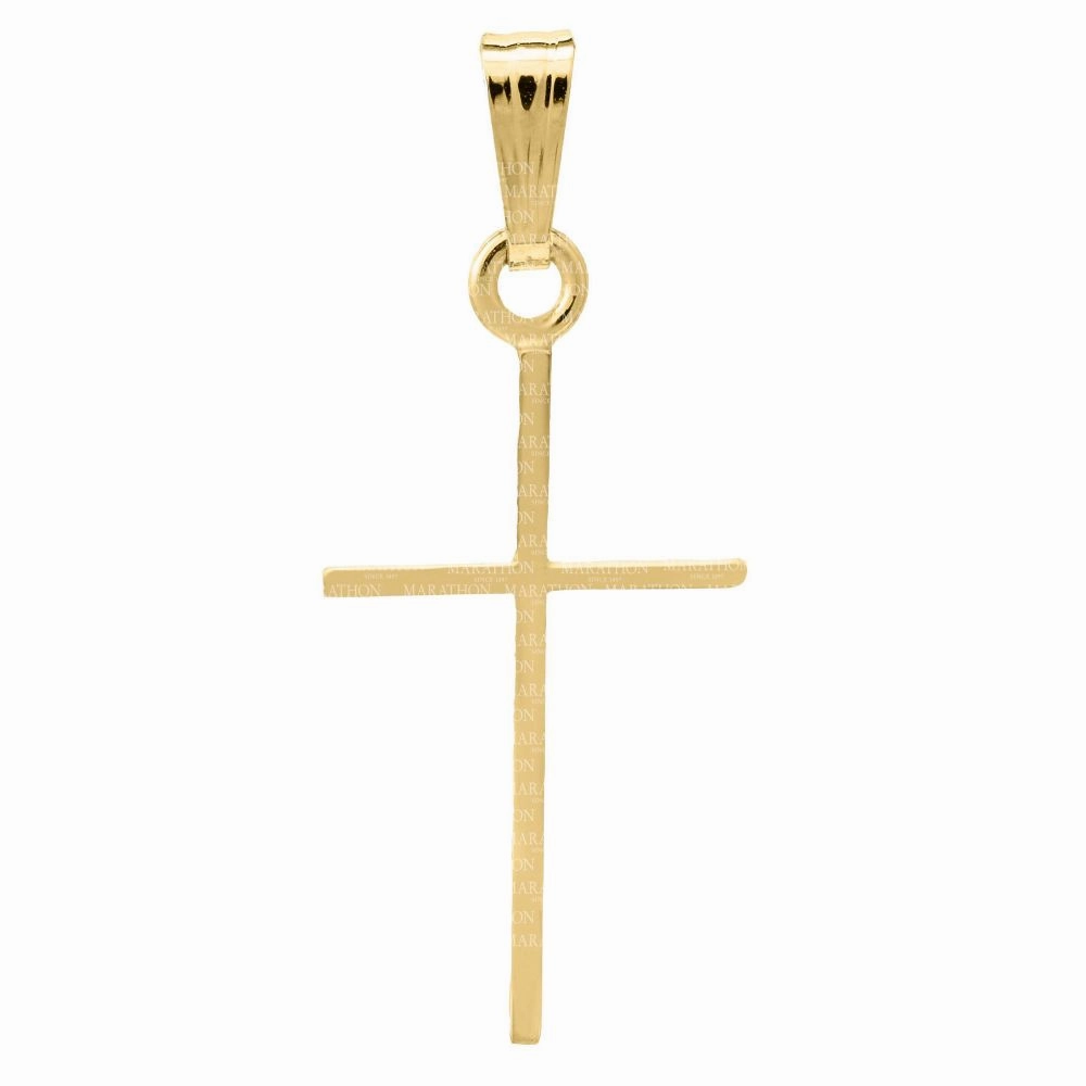 Children's 14k Gold Cross Pendant