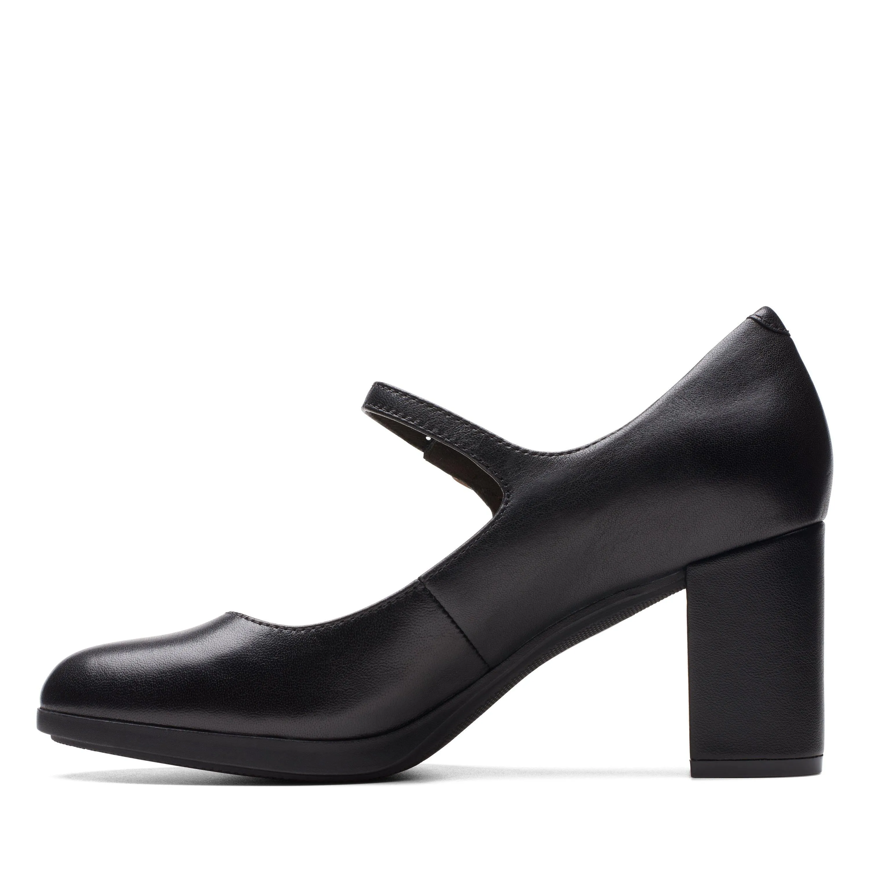 Clarks Bayla Nora in Black Leather