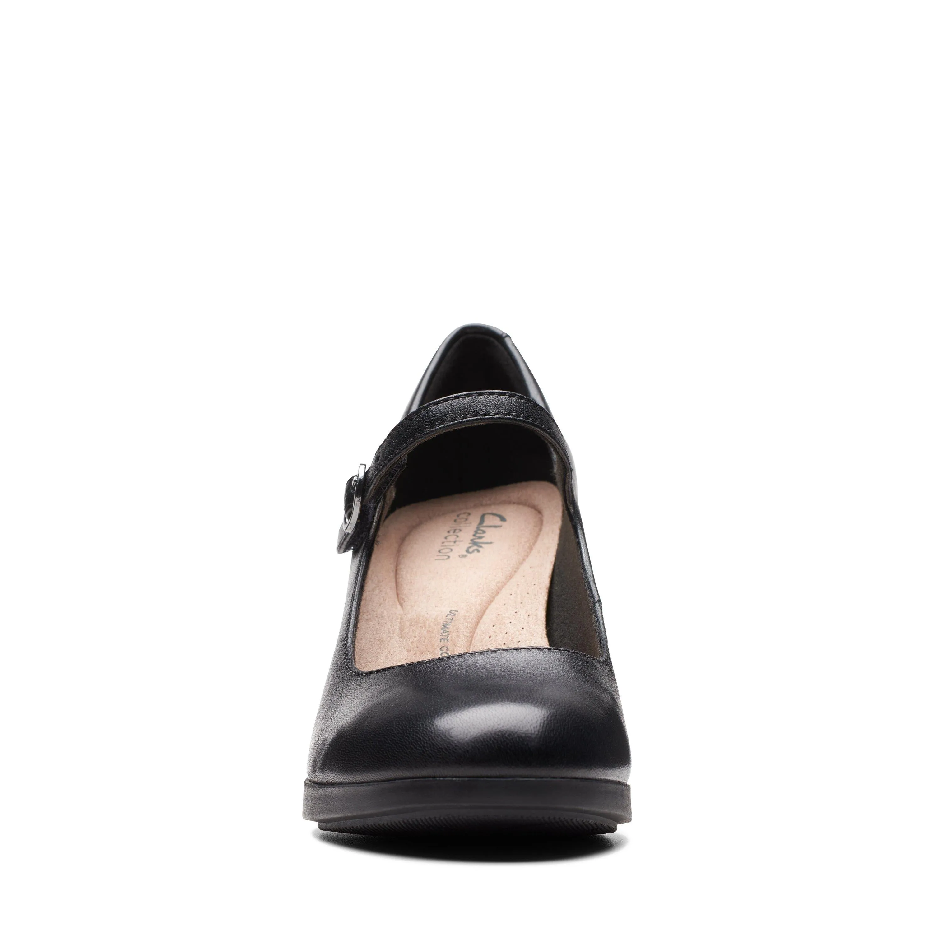Clarks Bayla Nora in Black Leather