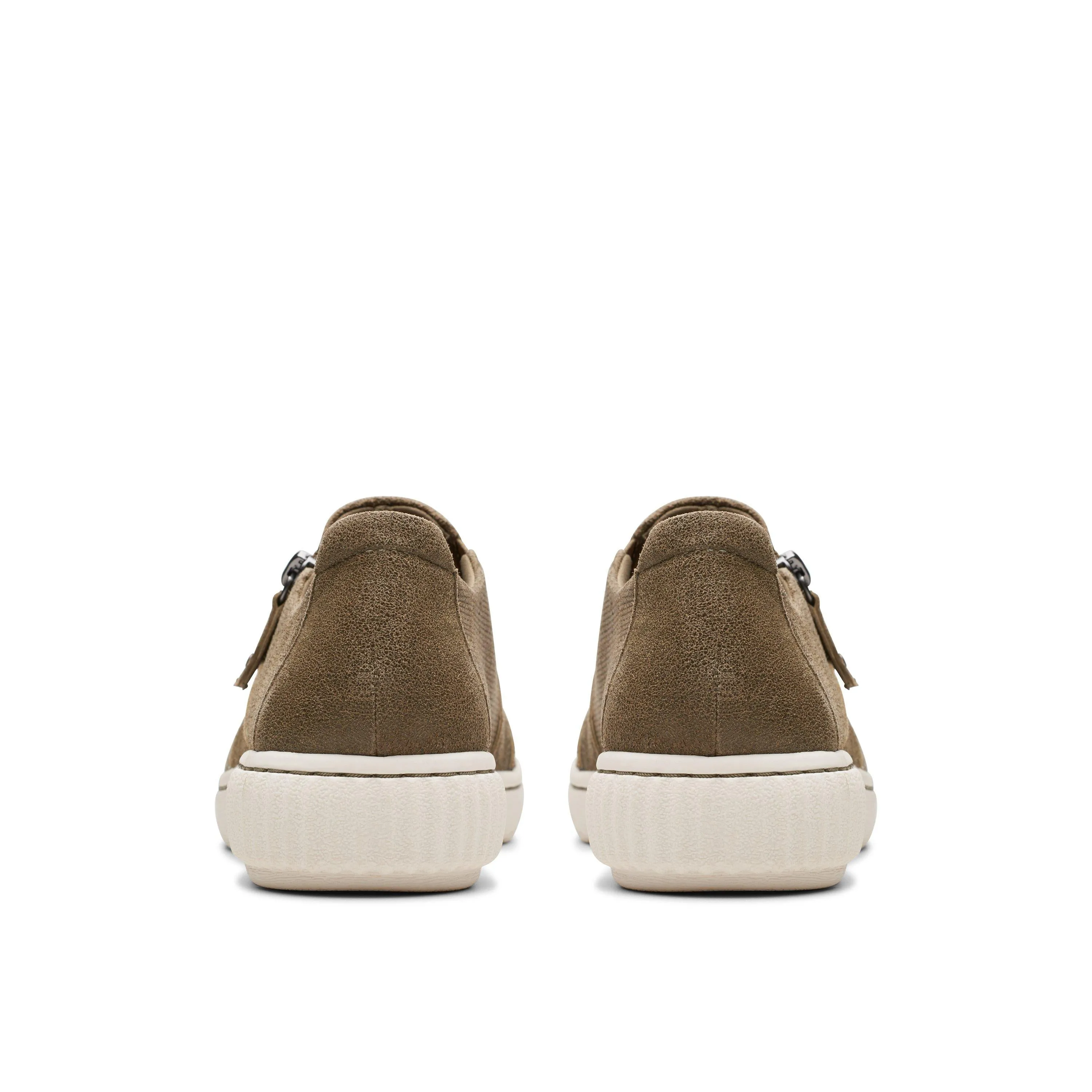 Clarks Caroline Grace in Green Suede