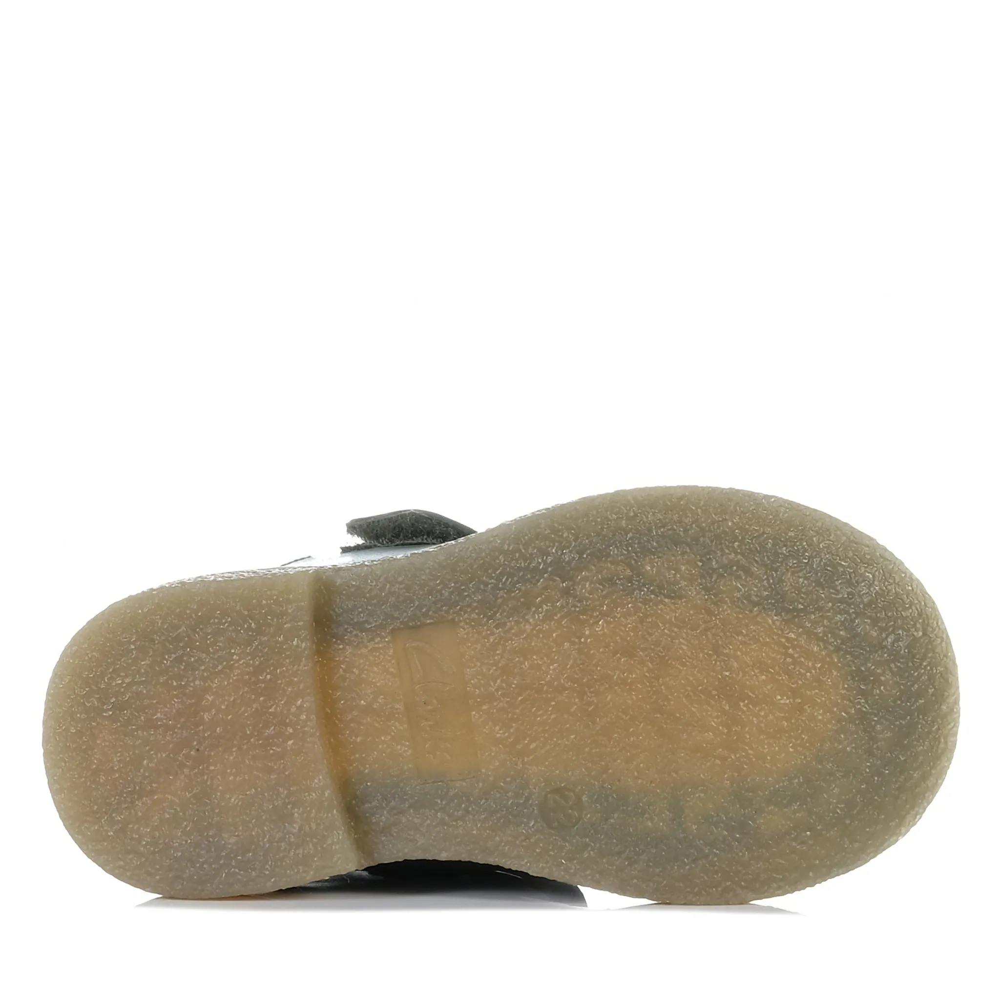Clarks Charlie Jnr Dark Olive Shoes_Clarks