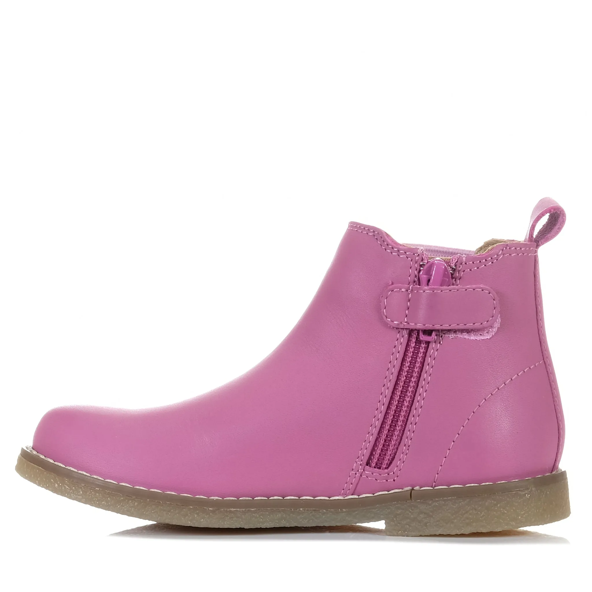 Clarks Chelsea II Dark Mauve Leather Shoes_Clarks