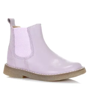 Clarks Chelsea II Jnr Lilac Shoes_Clarks