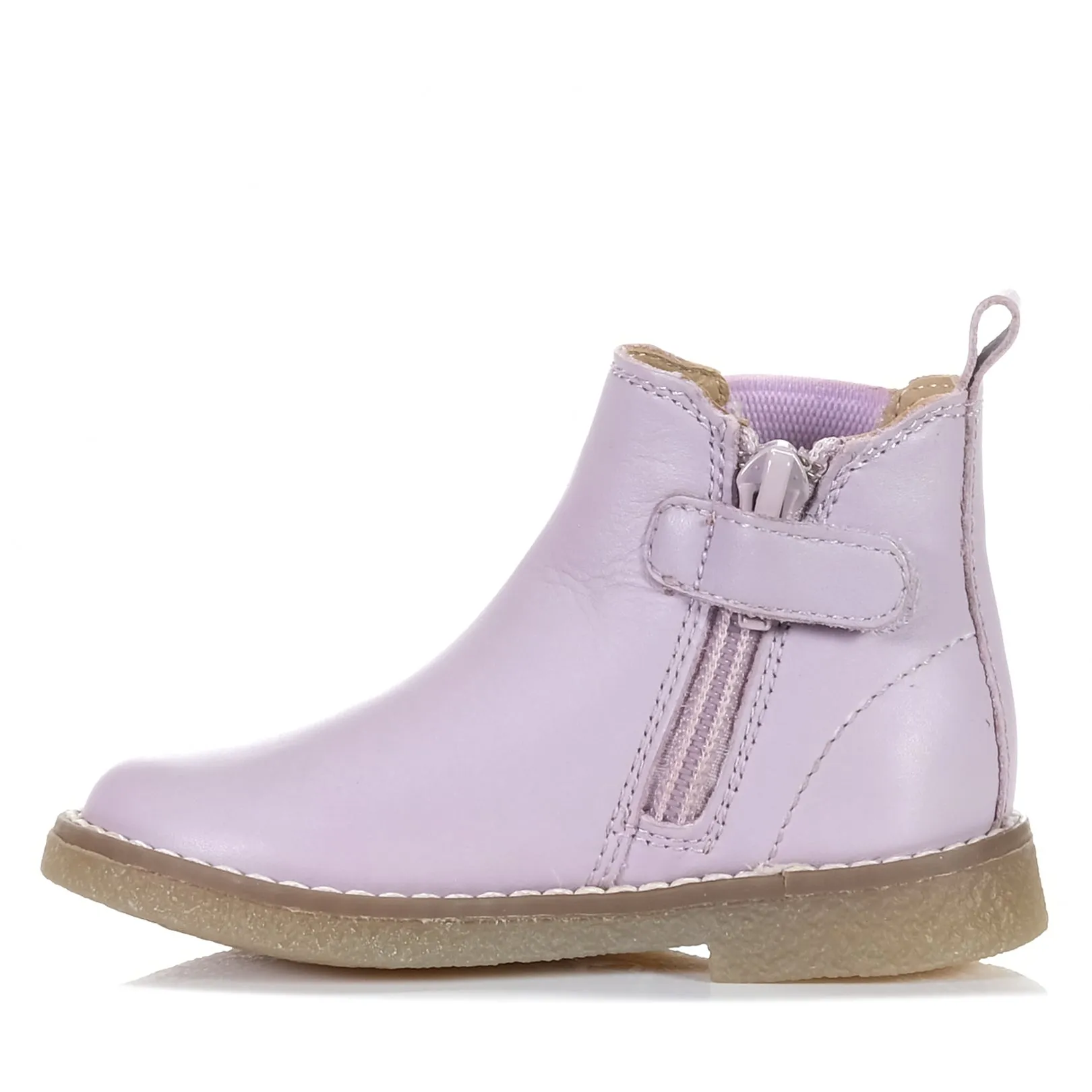 Clarks Chelsea II Jnr Lilac Shoes_Clarks