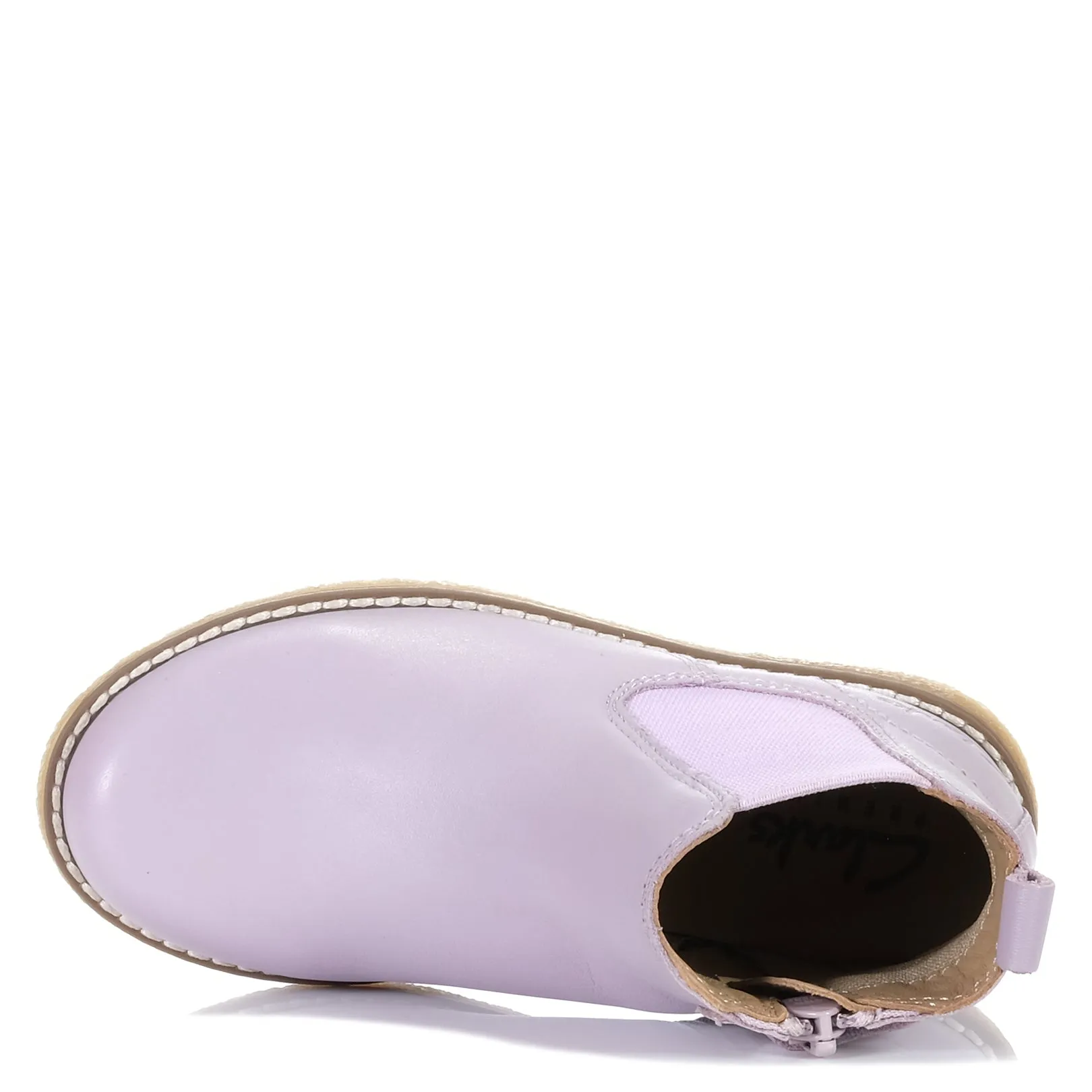 Clarks Chelsea II Lilac Shoes_Clarks