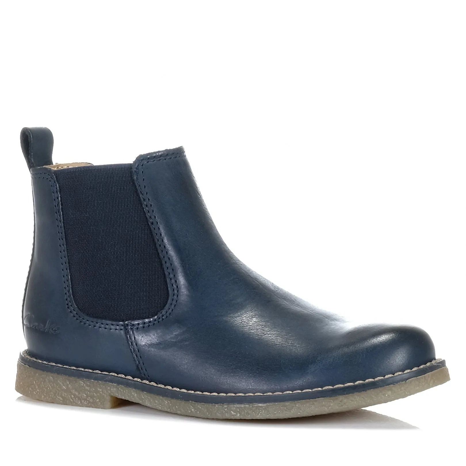 Clarks Chelsea II Navy/Gum Shoes_Clarks