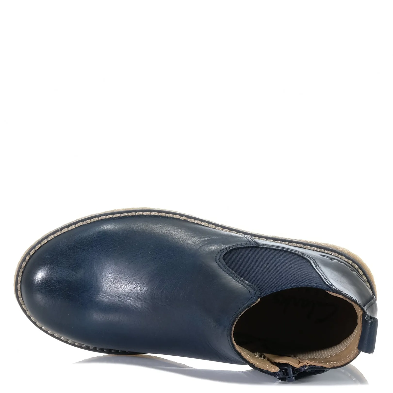 Clarks Chelsea II Navy/Gum Shoes_Clarks