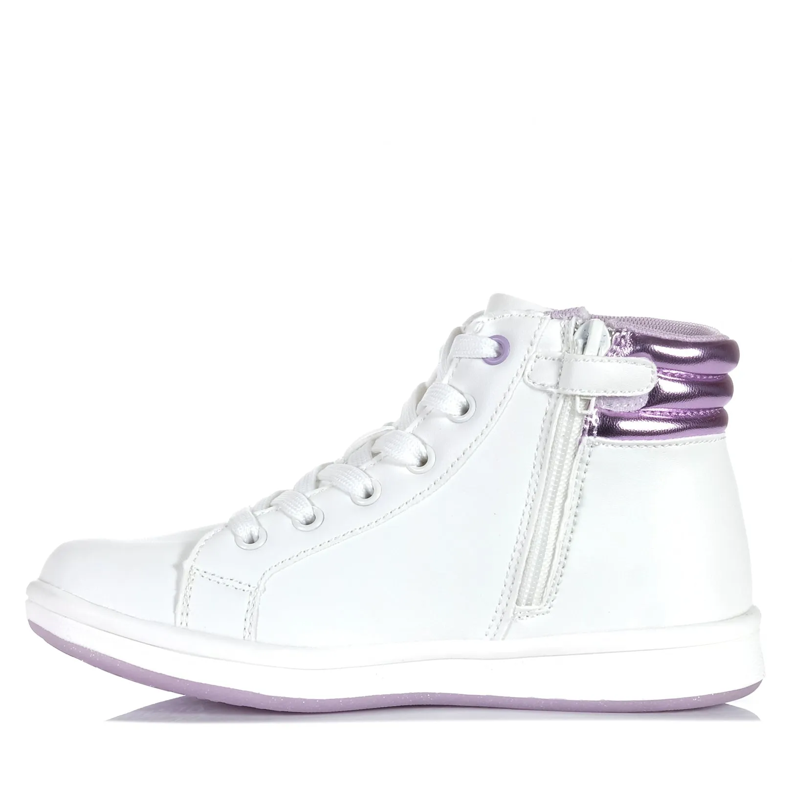 Clarks Dazzling Hi White Shoes_Clarks