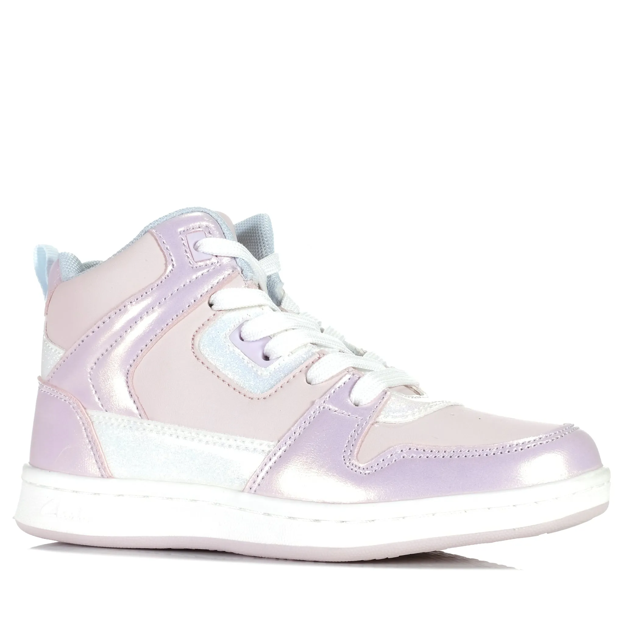 Clarks Dominique Pink Multi Shoes_Clarks