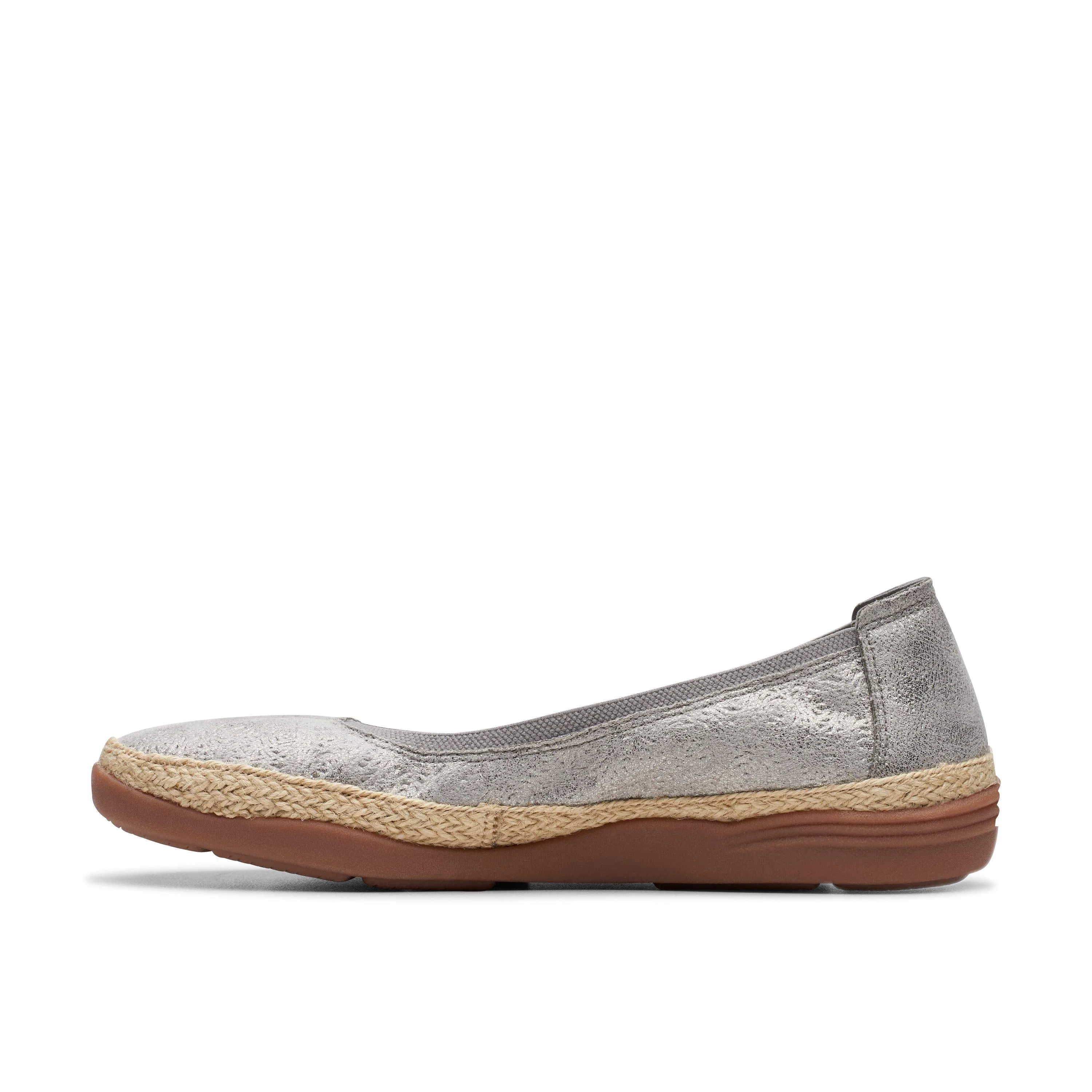 Clarks Elaina Rae in Grey Textile