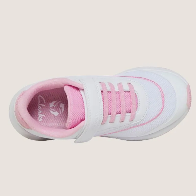 Clarks Horizon Kids Adjustable Runner Shoes_Clarks