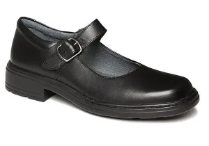 Clarks Intrigue Junior Girls Black Leather School Shoes Clarks Shoes