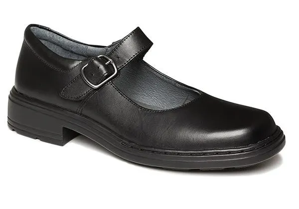 Clarks Intrigue Junior Girls Black Leather School Shoes Clarks Shoes