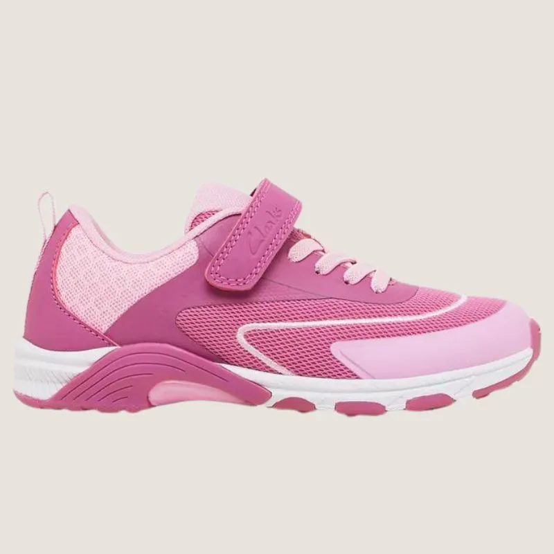 Clarks Kids North Adjustable Runner Shoes_Clarks