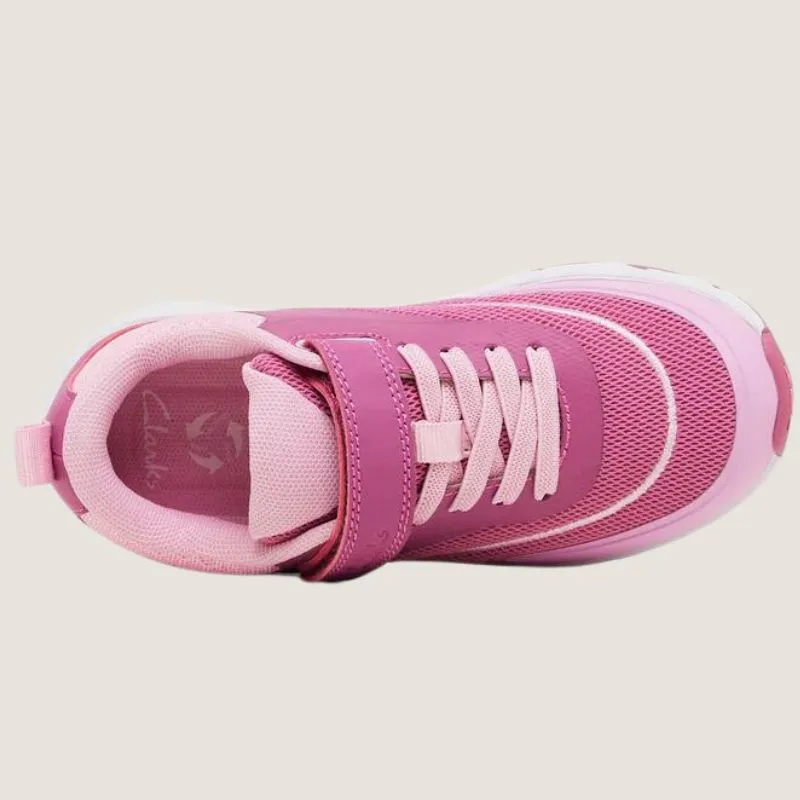 Clarks Kids North Adjustable Runner Shoes_Clarks