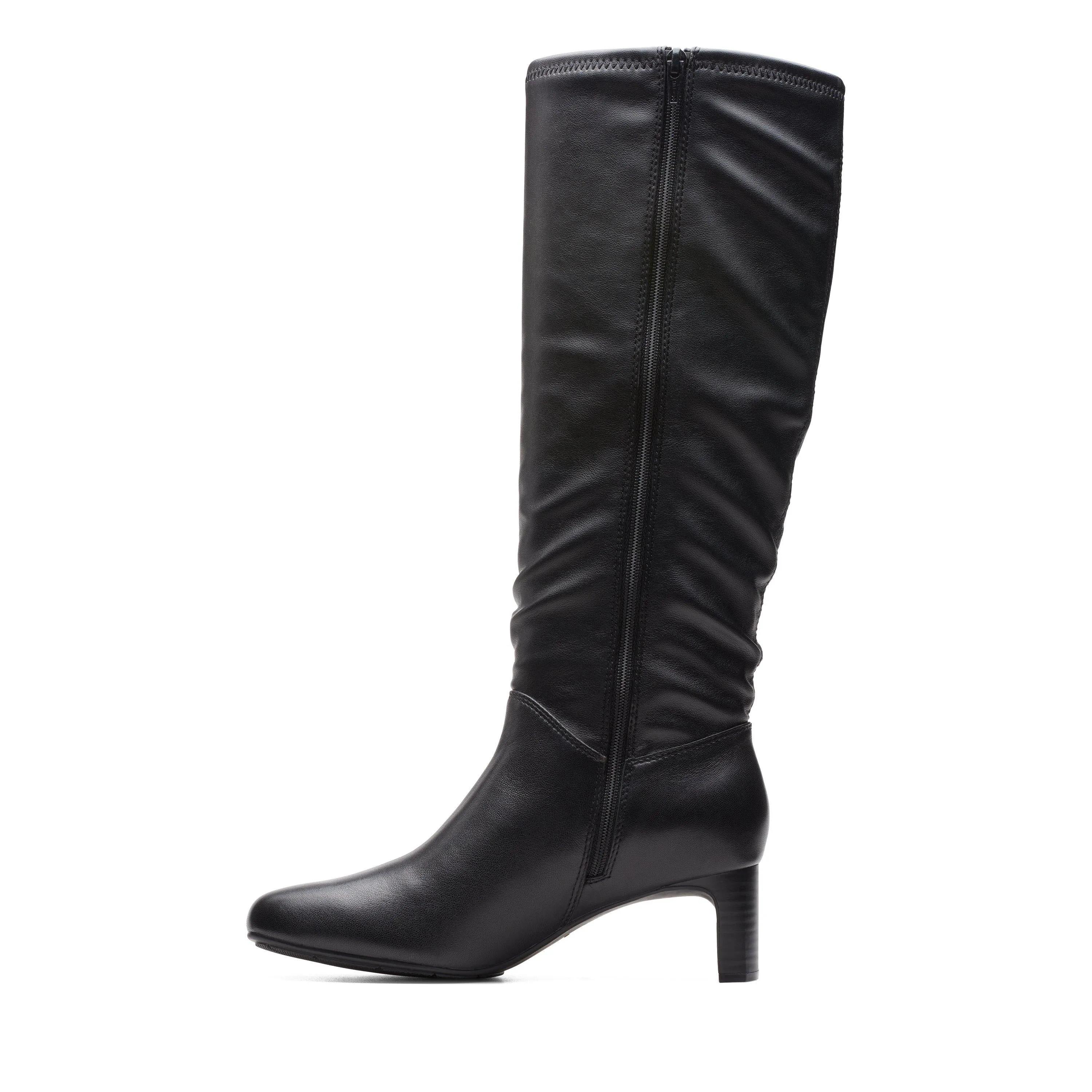 Clarks Kyndall Rise in Black Synthetic
