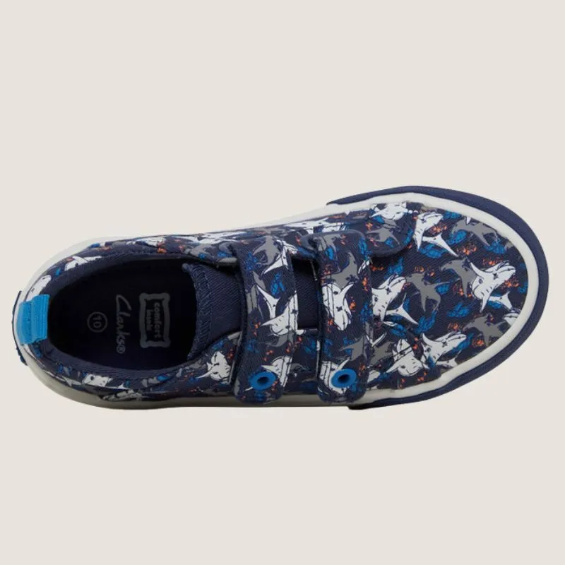 Clarks Lachy Kids Sneaker Shoes_Clarks