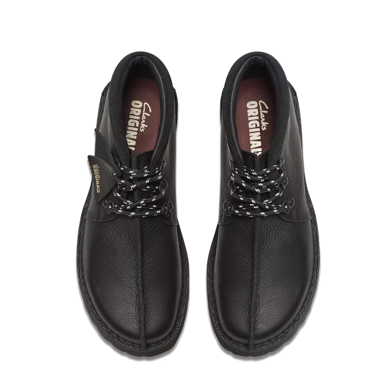 Clarks Originals Trek Hike Shoe Black Leather Clarks Originals Shoes