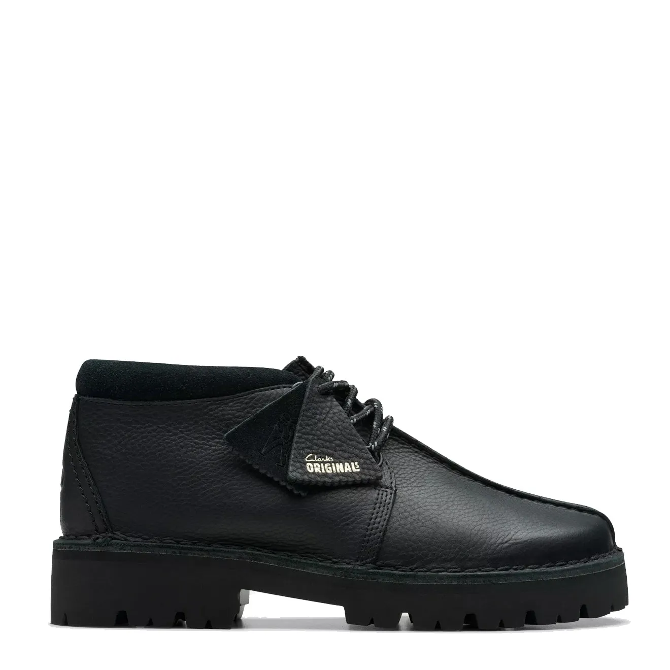 Clarks Originals Trek Hike Shoe Black Leather Clarks Originals Shoes