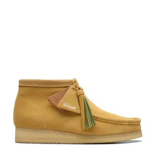 Clarks Originals Wallabee Boot Golden Tan Suede Shoes Clarks-Originals
