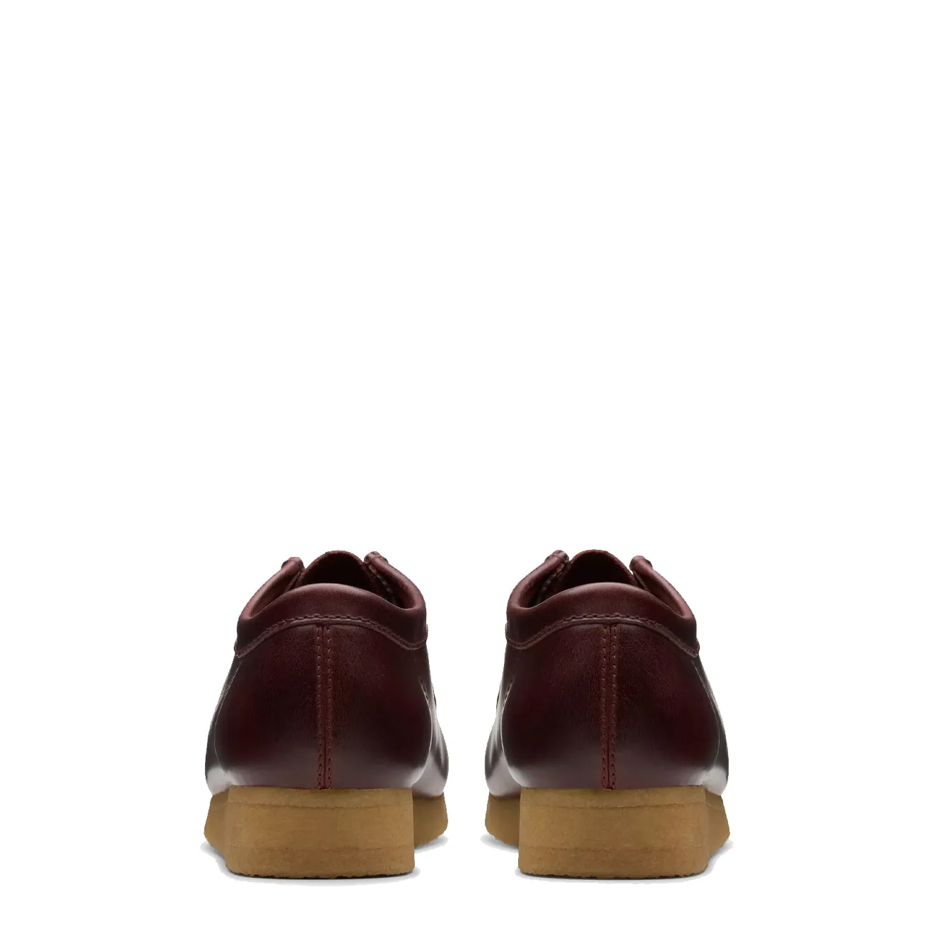 Clarks Originals Wallabee Deep Red Leather Clarks Originals Shoes