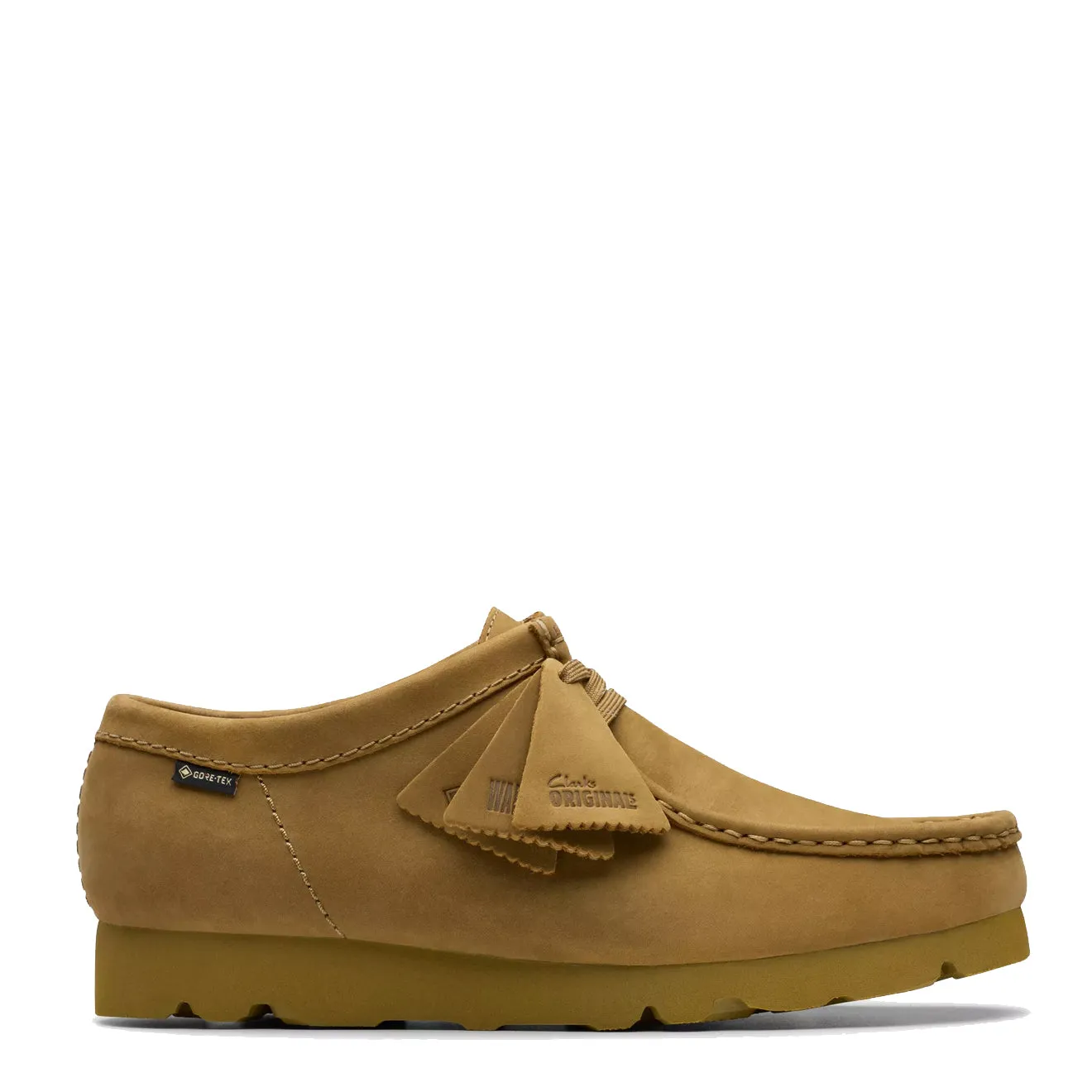 Clarks Originals Wallabee GTX Shoe Oakmoss Nubuck Clarks Originals Shoes