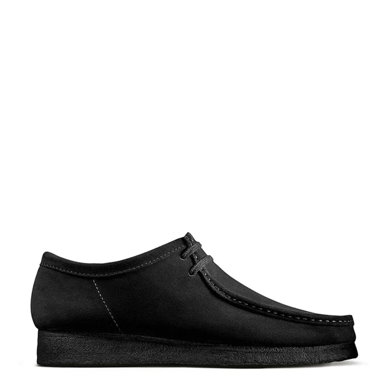 Clarks Originals Wallabee Shoes Black Suede Shoes Clarks-Originals
