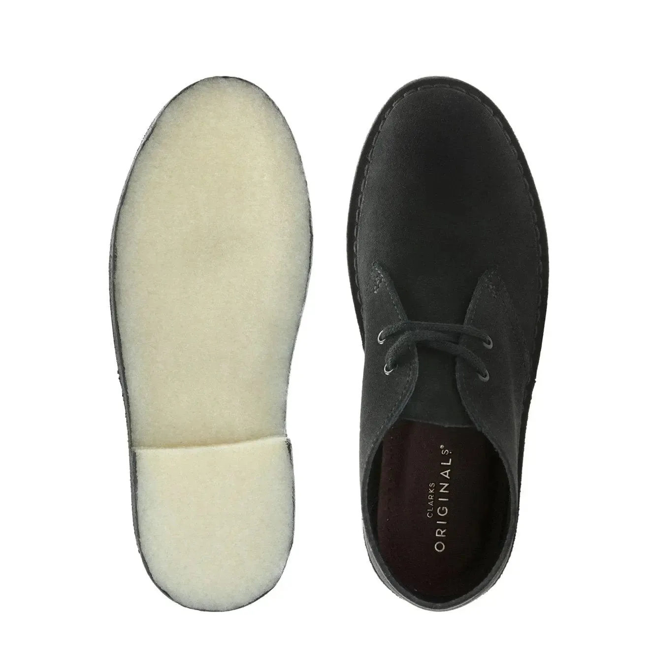 Clarks Originals Womens Desert Boot Black Suede Clarks Originals Shoes