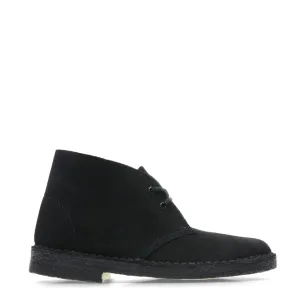Clarks Originals Womens Desert Boot Black Suede Clarks Originals Shoes