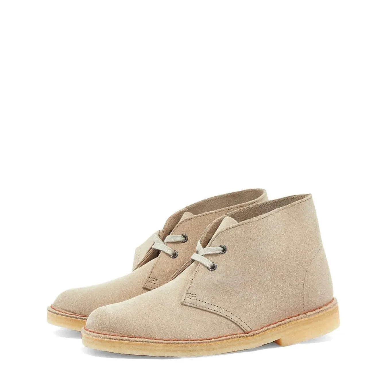Clarks Originals Womens Desert Boot Sand Suede Shoes Clarks-Originals
