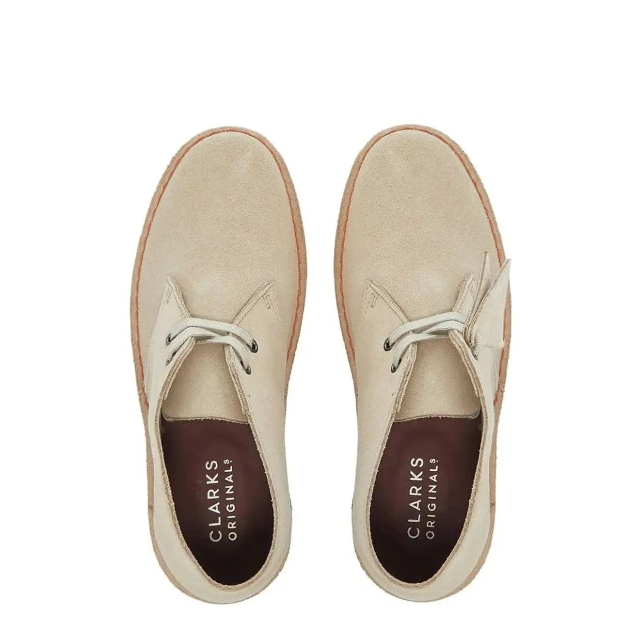 Clarks Originals Womens Desert Boot Sand Suede Shoes Clarks-Originals