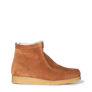 Clarks Originals Womens Wallabee Hi Boot Caramel WLined Clarks Originals Shoes