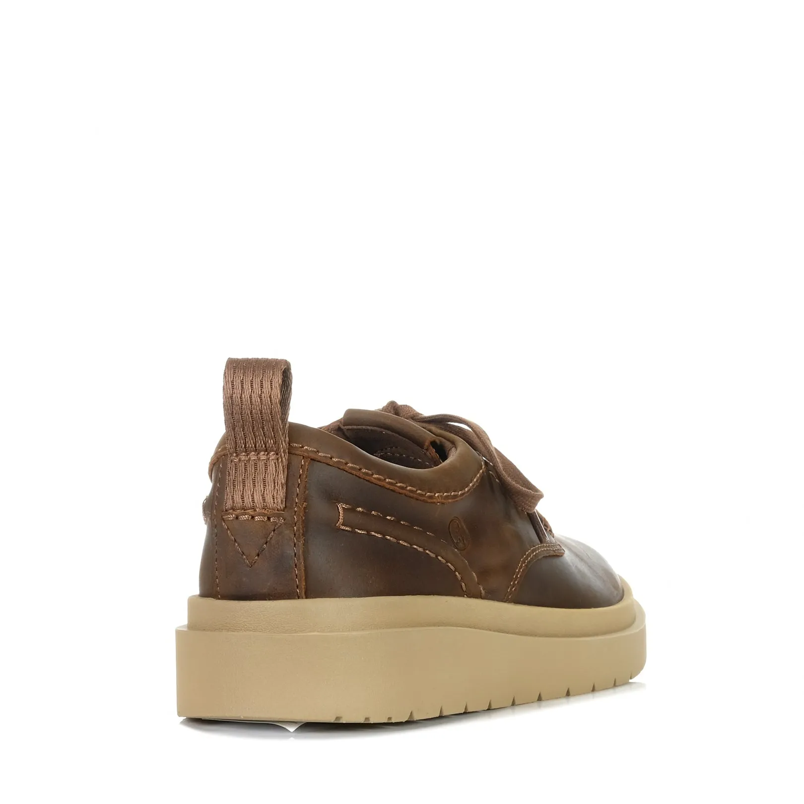 Clarks Polden Lace Beeswax Leather Shoes_Clarks