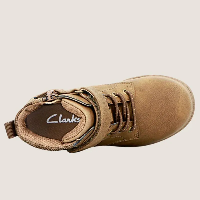 Clarks Rowan Junior Boot Shoes_Clarks