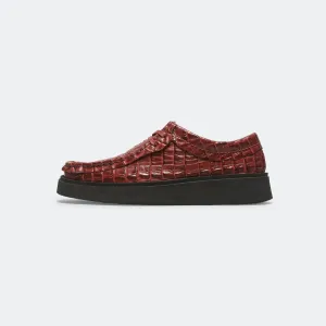 Clarks Shoes CUR Torview x Martine Rose - Burgundy Leather