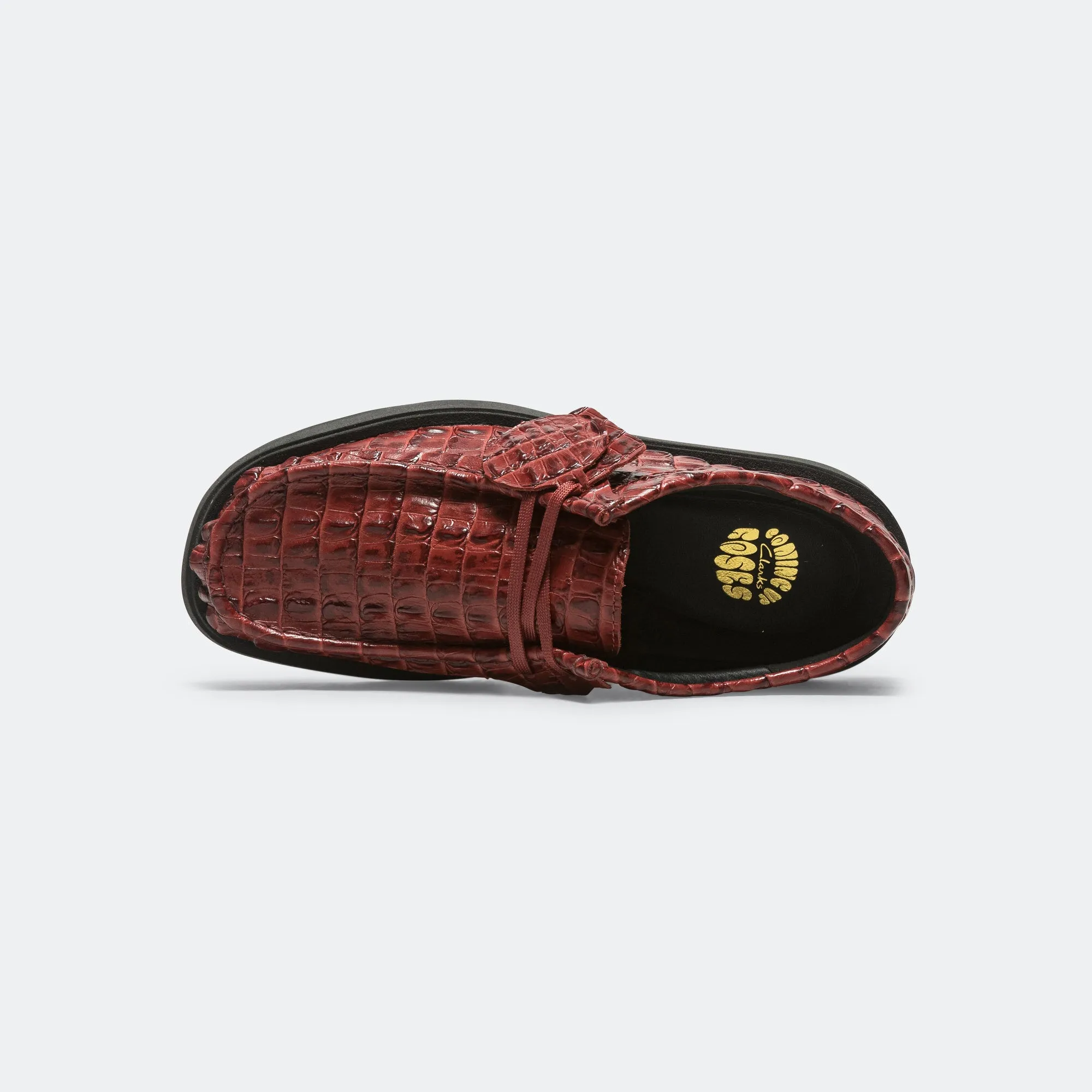 Clarks Shoes CUR Torview x Martine Rose - Burgundy Leather