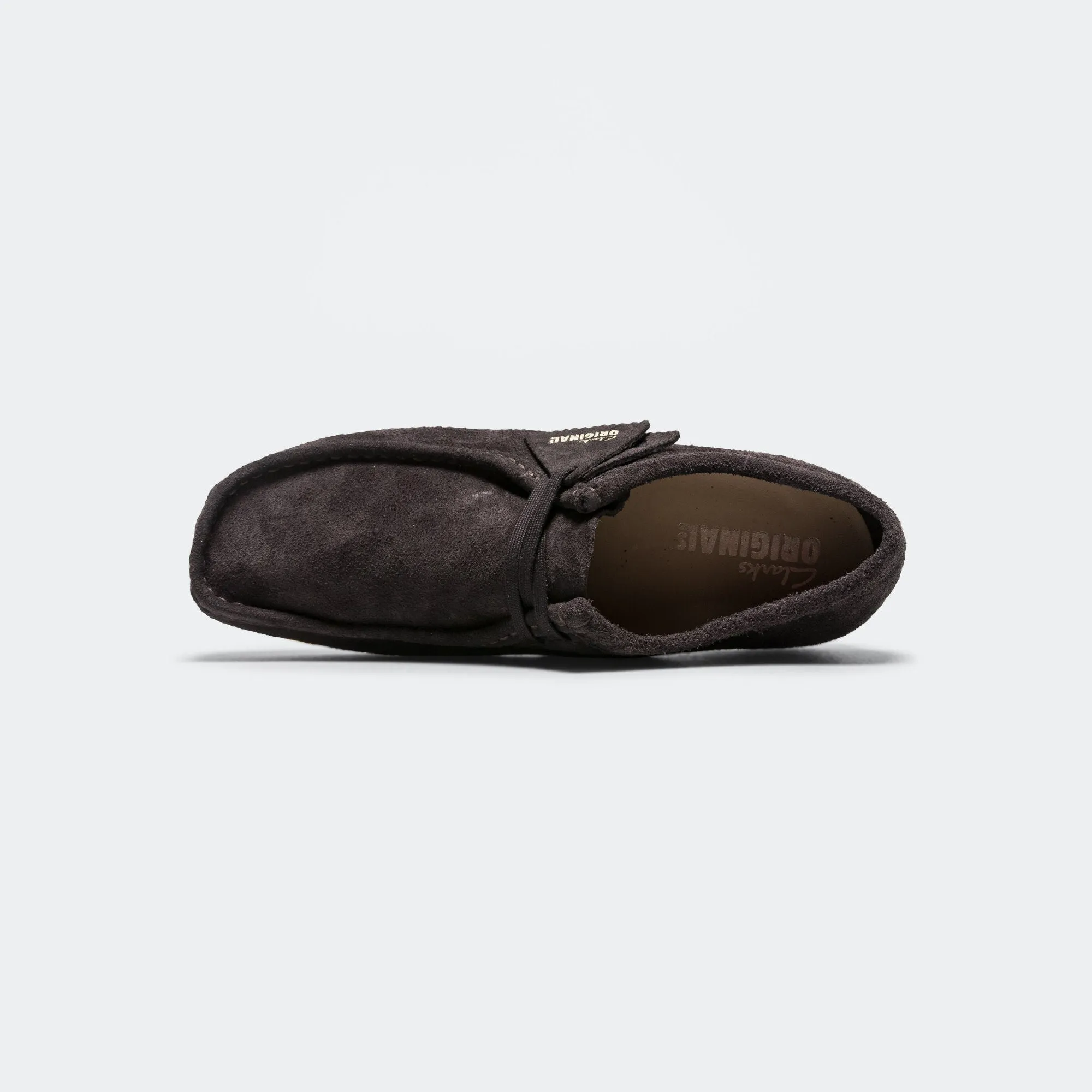 Clarks Shoes Wallabee - Brown Slate Suede