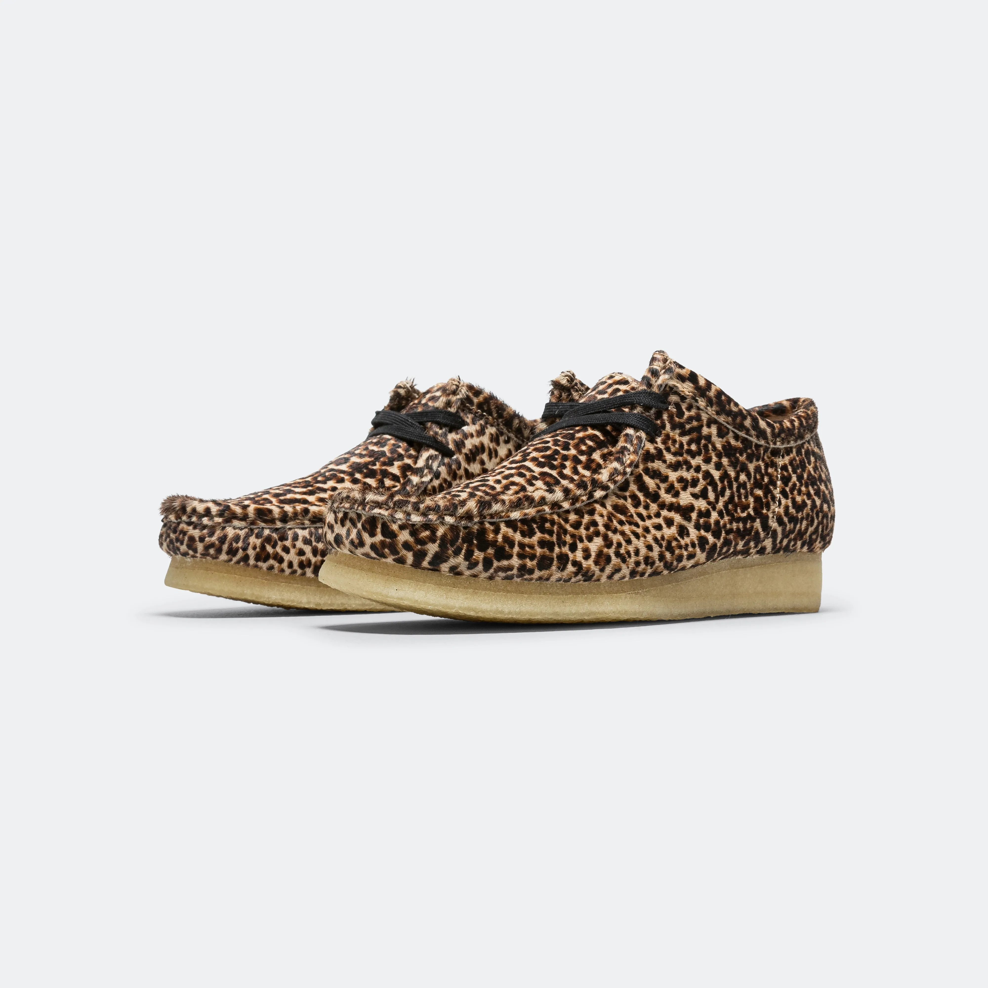 Clarks Shoes Wallabee - Leopard Print