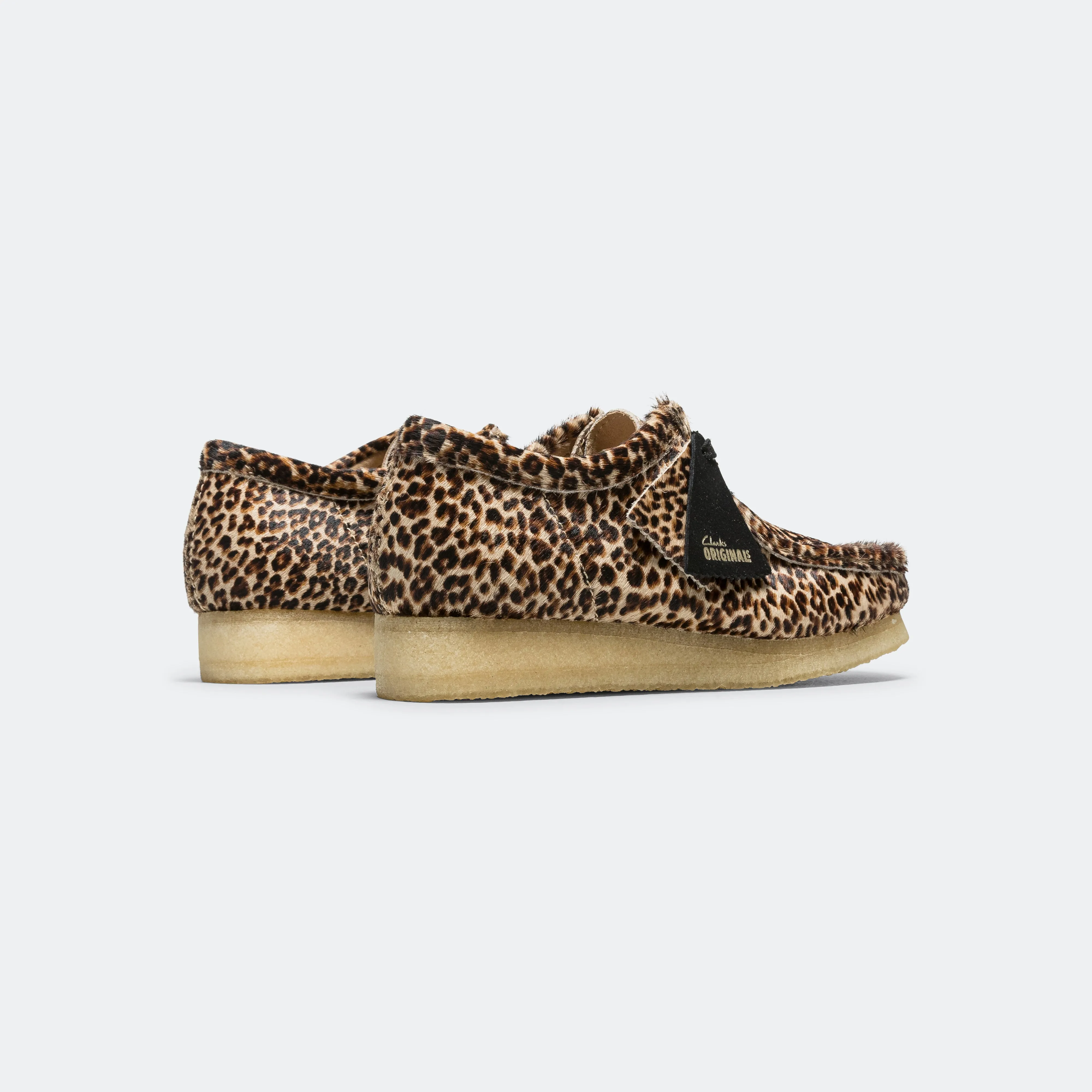 Clarks Shoes Wallabee - Leopard Print