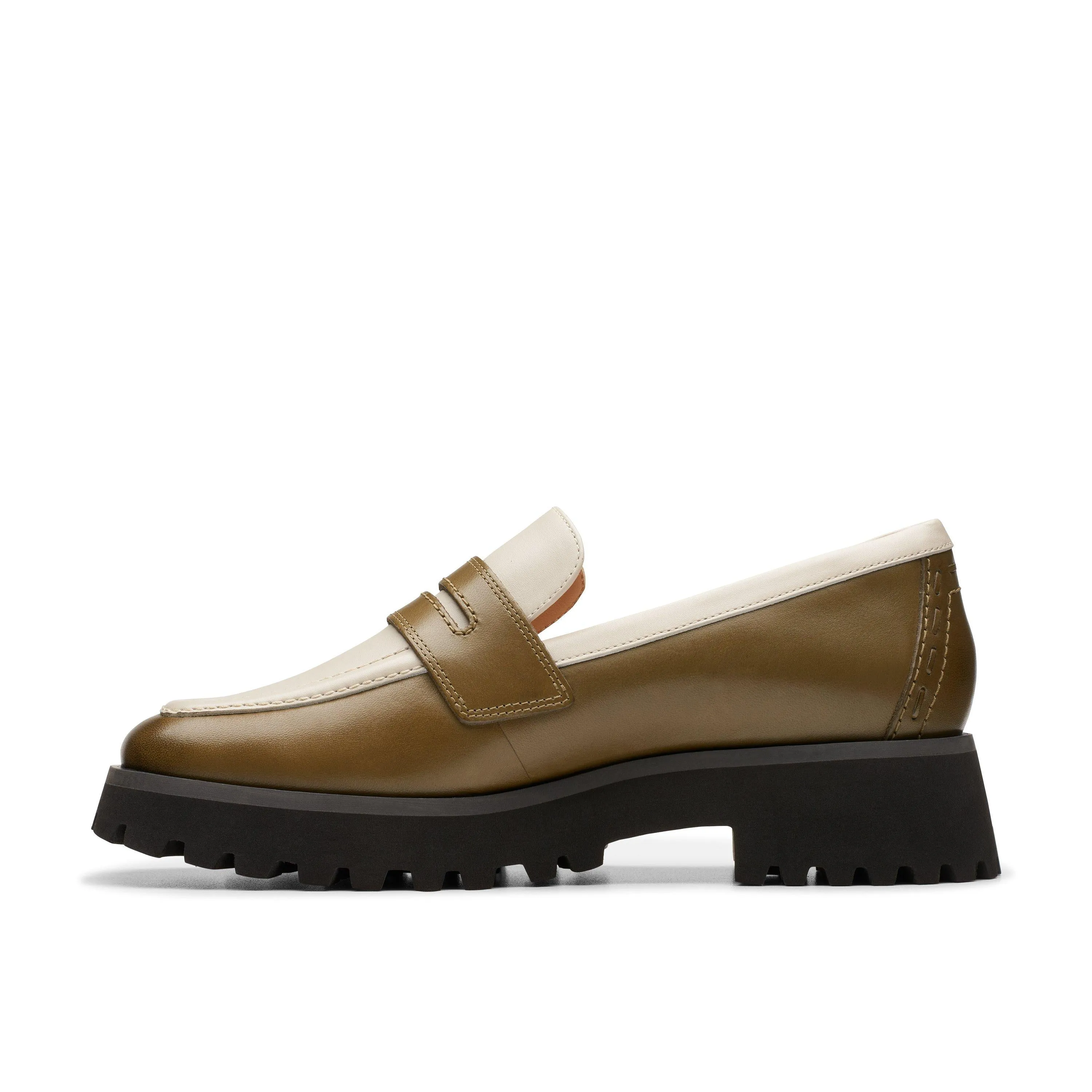 Clarks Stayso Edge in Brown Leather